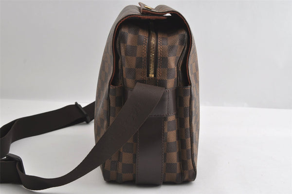 Authentic Louis Vuitton Damier Naviglio Shoulder Cross Body Bag N45255 LV 6181I