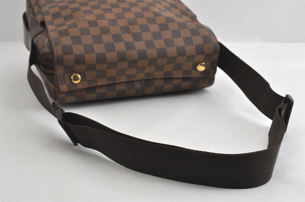 Authentic Louis Vuitton Damier Naviglio Shoulder Cross Body Bag N45255 LV 6181I