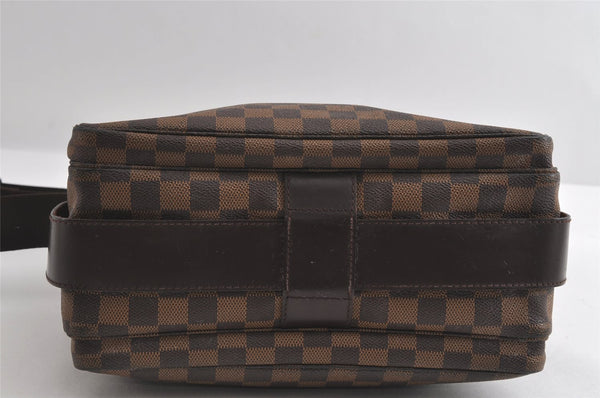Authentic Louis Vuitton Damier Naviglio Shoulder Cross Body Bag N45255 LV 6181I