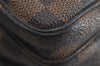 Authentic Louis Vuitton Damier Naviglio Shoulder Cross Body Bag N45255 LV 6181I