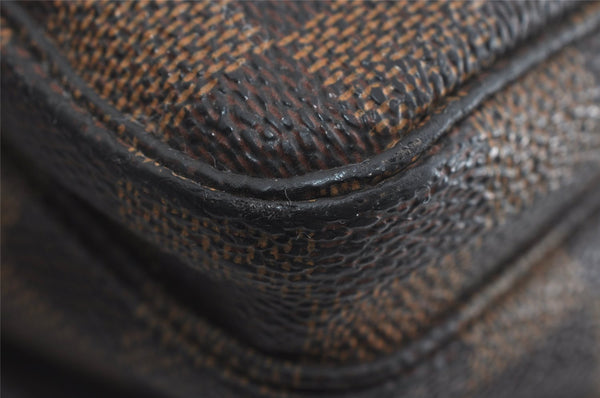 Authentic Louis Vuitton Damier Naviglio Shoulder Cross Body Bag N45255 LV 6181I