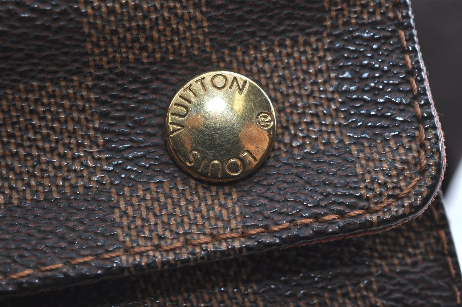 Authentic Louis Vuitton Damier Naviglio Shoulder Cross Body Bag N45255 LV 6181I