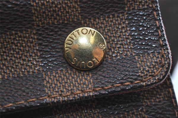 Authentic Louis Vuitton Damier Naviglio Shoulder Cross Body Bag N45255 LV 6181I