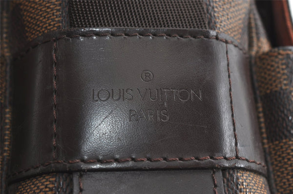 Authentic Louis Vuitton Damier Naviglio Shoulder Cross Body Bag N45255 LV 6181I