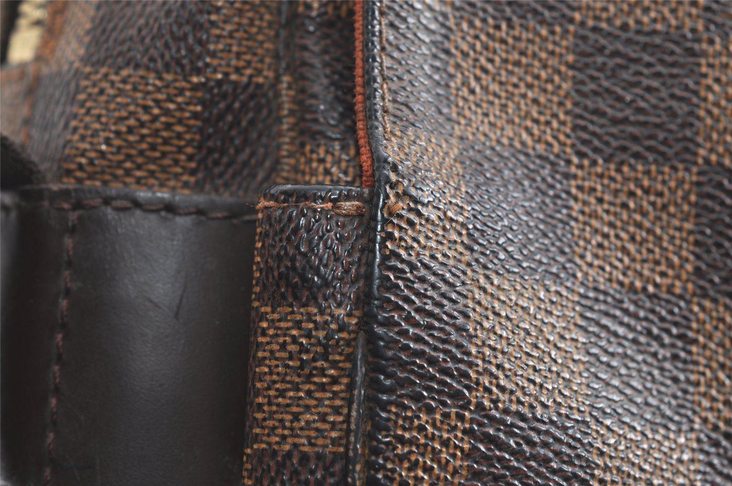 Authentic Louis Vuitton Damier Naviglio Shoulder Cross Body Bag N45255 LV 6181I