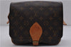 Auth LOUIS VUITTON Monogram Cartouchiere MM Shoulder Cross Bag M51253 LV 6182C
