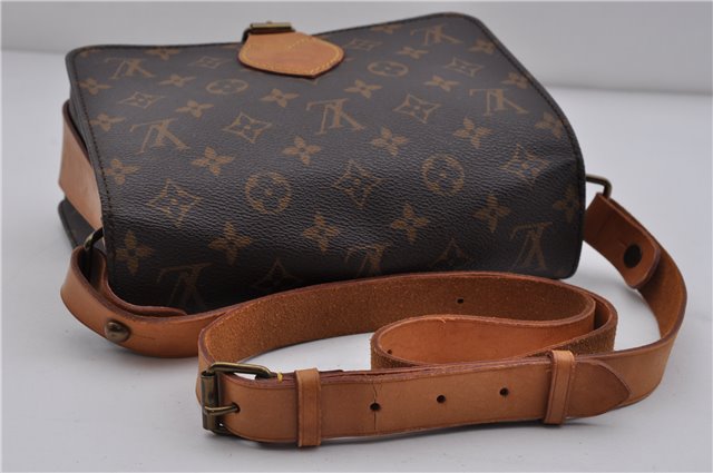 Auth LOUIS VUITTON Monogram Cartouchiere MM Shoulder Cross Bag M51253 LV 6182C