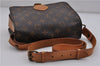 Auth LOUIS VUITTON Monogram Cartouchiere MM Shoulder Cross Bag M51253 LV 6182C
