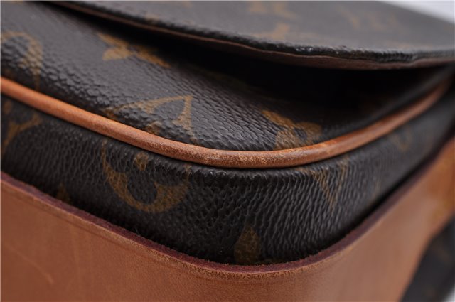 Auth LOUIS VUITTON Monogram Cartouchiere MM Shoulder Cross Bag M51253 LV 6182C