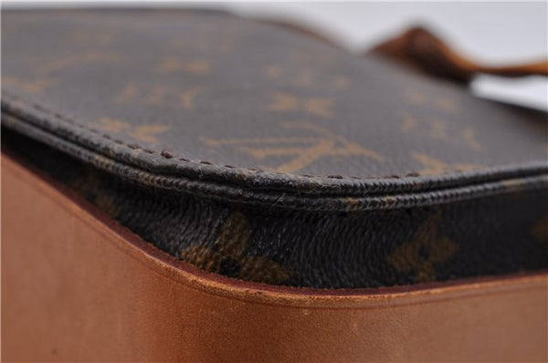 Auth LOUIS VUITTON Monogram Cartouchiere MM Shoulder Cross Bag M51253 LV 6182C