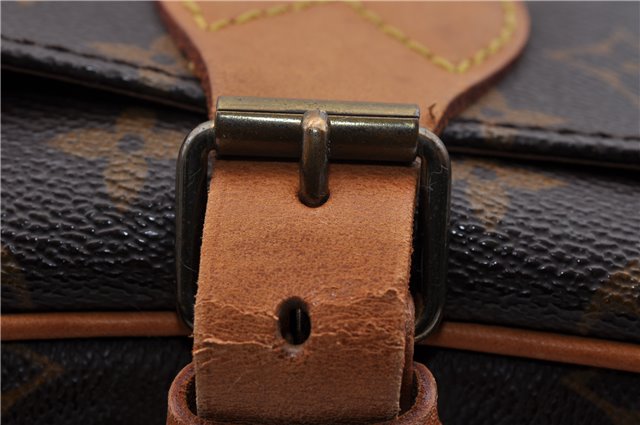 Auth LOUIS VUITTON Monogram Cartouchiere MM Shoulder Cross Bag M51253 LV 6182C