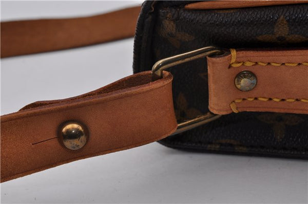 Auth LOUIS VUITTON Monogram Cartouchiere MM Shoulder Cross Bag M51253 LV 6182C