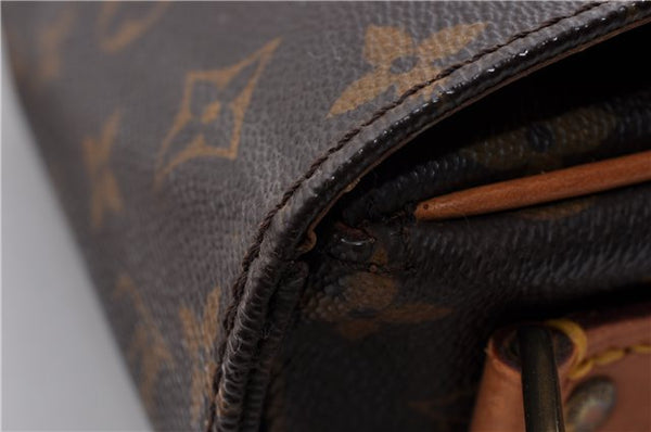 Auth LOUIS VUITTON Monogram Cartouchiere MM Shoulder Cross Bag M51253 LV 6182C