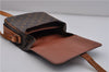 Auth LOUIS VUITTON Monogram Cartouchiere MM Shoulder Cross Bag M51253 LV 6182C
