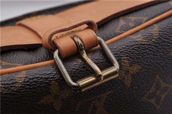 Auth LOUIS VUITTON Monogram Cartouchiere MM Shoulder Cross Bag M51253 LV 6182C