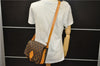 Auth LOUIS VUITTON Monogram Cartouchiere MM Shoulder Cross Bag M51253 LV 6182C