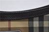 Authentic BURBERRY Nova Check Shoulder Hand Bag Purse PVC Leather Beige 6182D