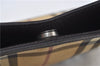 Authentic BURBERRY Nova Check Shoulder Hand Bag Purse PVC Leather Beige 6182D
