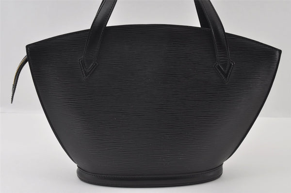 Authentic Louis Vuitton Epi Saint Jacques Hand Bag Black M52272 LV 6182I