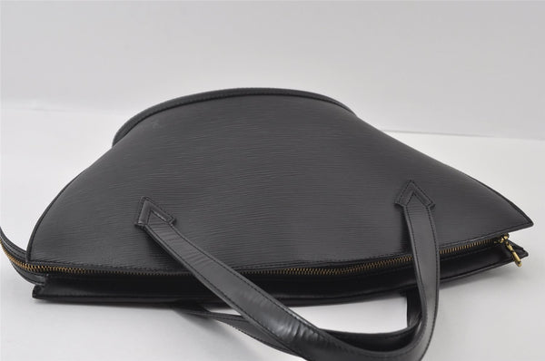 Authentic Louis Vuitton Epi Saint Jacques Hand Bag Black M52272 LV 6182I