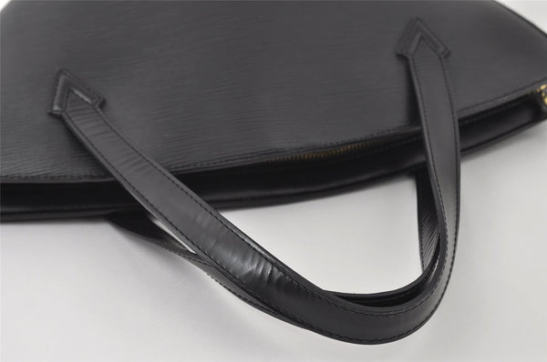 Authentic Louis Vuitton Epi Saint Jacques Hand Bag Black M52272 LV 6182I