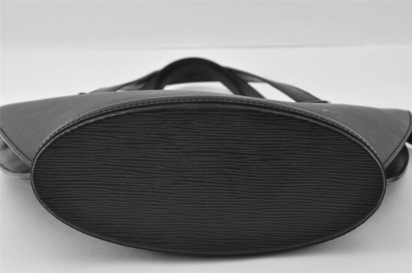 Authentic Louis Vuitton Epi Saint Jacques Hand Bag Black M52272 LV 6182I