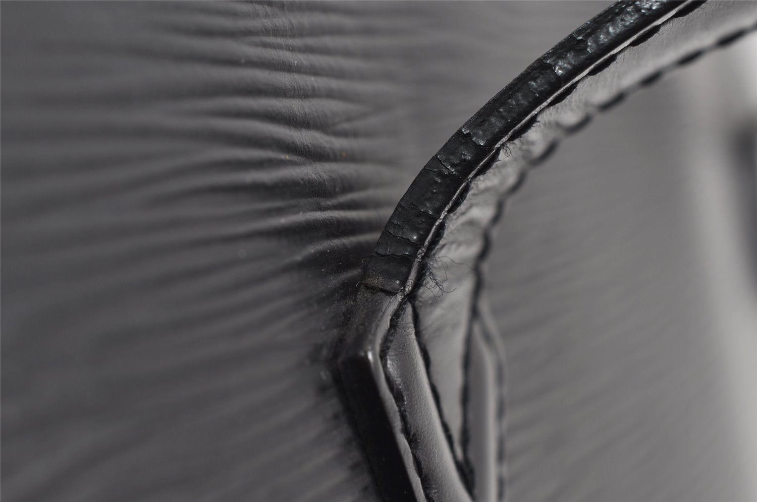 Authentic Louis Vuitton Epi Saint Jacques Hand Bag Black M52272 LV 6182I