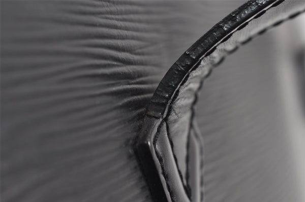 Authentic Louis Vuitton Epi Saint Jacques Hand Bag Black M52272 LV 6182I