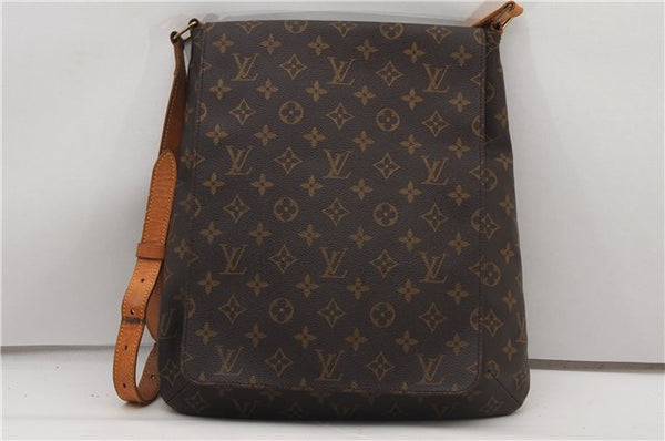 Authentic Louis Vuitton Monogram Musette Shoulder Cross Body Bag M51256 LV 6185F