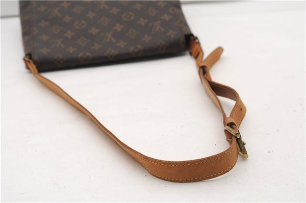 Authentic Louis Vuitton Monogram Musette Shoulder Cross Body Bag M51256 LV 6185F