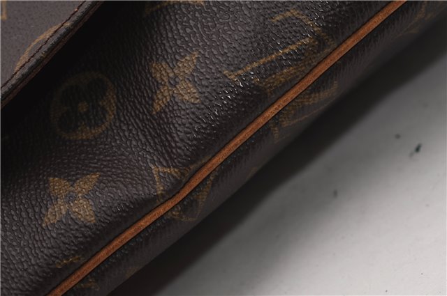 Authentic Louis Vuitton Monogram Musette Shoulder Cross Body Bag M51256 LV 6185F