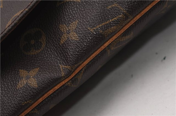 Authentic Louis Vuitton Monogram Musette Shoulder Cross Body Bag M51256 LV 6185F