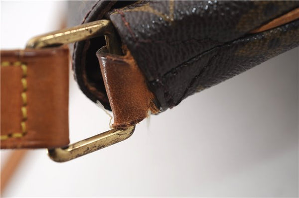 Authentic Louis Vuitton Monogram Musette Shoulder Cross Body Bag M51256 LV 6185F