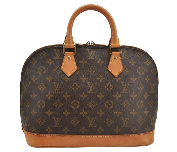 Authentic Louis Vuitton Monogram Alma Hand Bag Purse M51130 LV 6186I