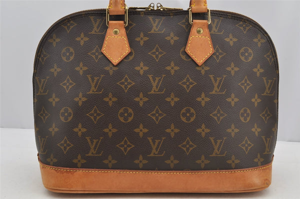Authentic Louis Vuitton Monogram Alma Hand Bag Purse M51130 LV 6186I