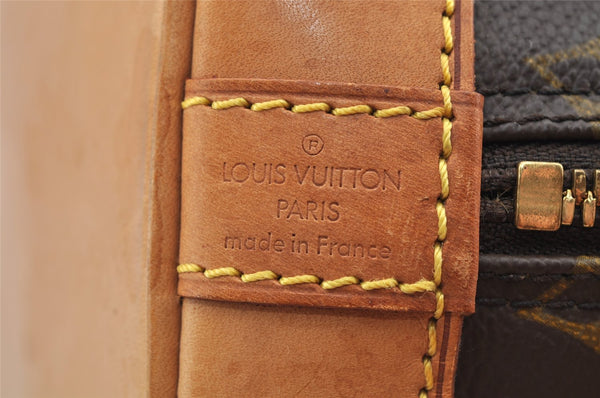 Authentic Louis Vuitton Monogram Alma Hand Bag Purse M51130 LV 6186I