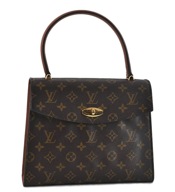 Authentic LOUIS VUITTON Monogram Malesherbes Hand Bag M51379 LV 6187C