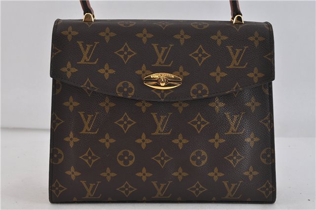 Authentic LOUIS VUITTON Monogram Malesherbes Hand Bag M51379 LV 6187C