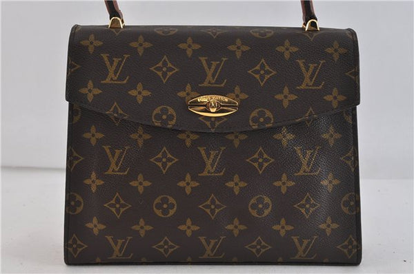 Authentic LOUIS VUITTON Monogram Malesherbes Hand Bag M51379 LV 6187C