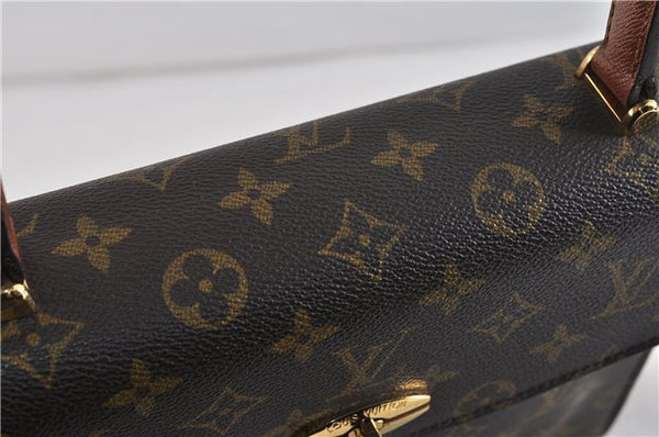 Authentic LOUIS VUITTON Monogram Malesherbes Hand Bag M51379 LV 6187C