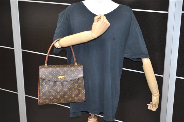 Authentic LOUIS VUITTON Monogram Malesherbes Hand Bag M51379 LV 6187C