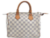 Authentic Louis Vuitton Damier Azur Speedy25 Hand Boston Bag N41534 LV 6188B