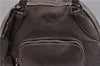 Authentic PRADA Vit Daino Leather Shoulder Bag Purse BL0557 Gray 6189C