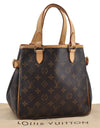Authentic Louis Vuitton Monogram Batignolles Hand Tote Bag M51156 LV 6189E