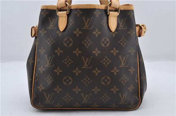 Authentic Louis Vuitton Monogram Batignolles Hand Tote Bag M51156 LV 6189E