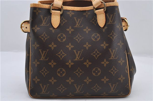 Authentic Louis Vuitton Monogram Batignolles Hand Tote Bag M51156 LV 6189E