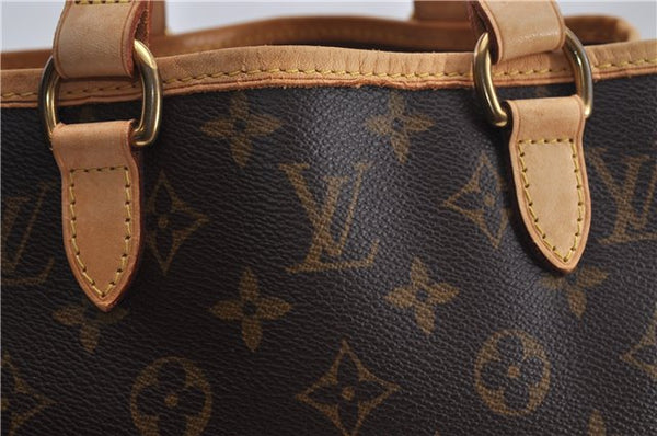 Authentic Louis Vuitton Monogram Batignolles Hand Tote Bag M51156 LV 6189E