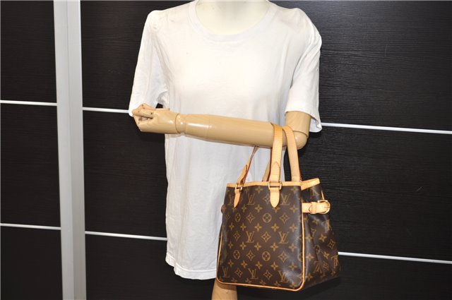 Authentic Louis Vuitton Monogram Batignolles Hand Tote Bag M51156 LV 6189E