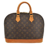 Authentic Louis Vuitton Monogram Alma Hand Bag Purse M51130 LV 6190I