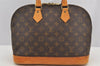 Authentic Louis Vuitton Monogram Alma Hand Bag Purse M51130 LV 6190I